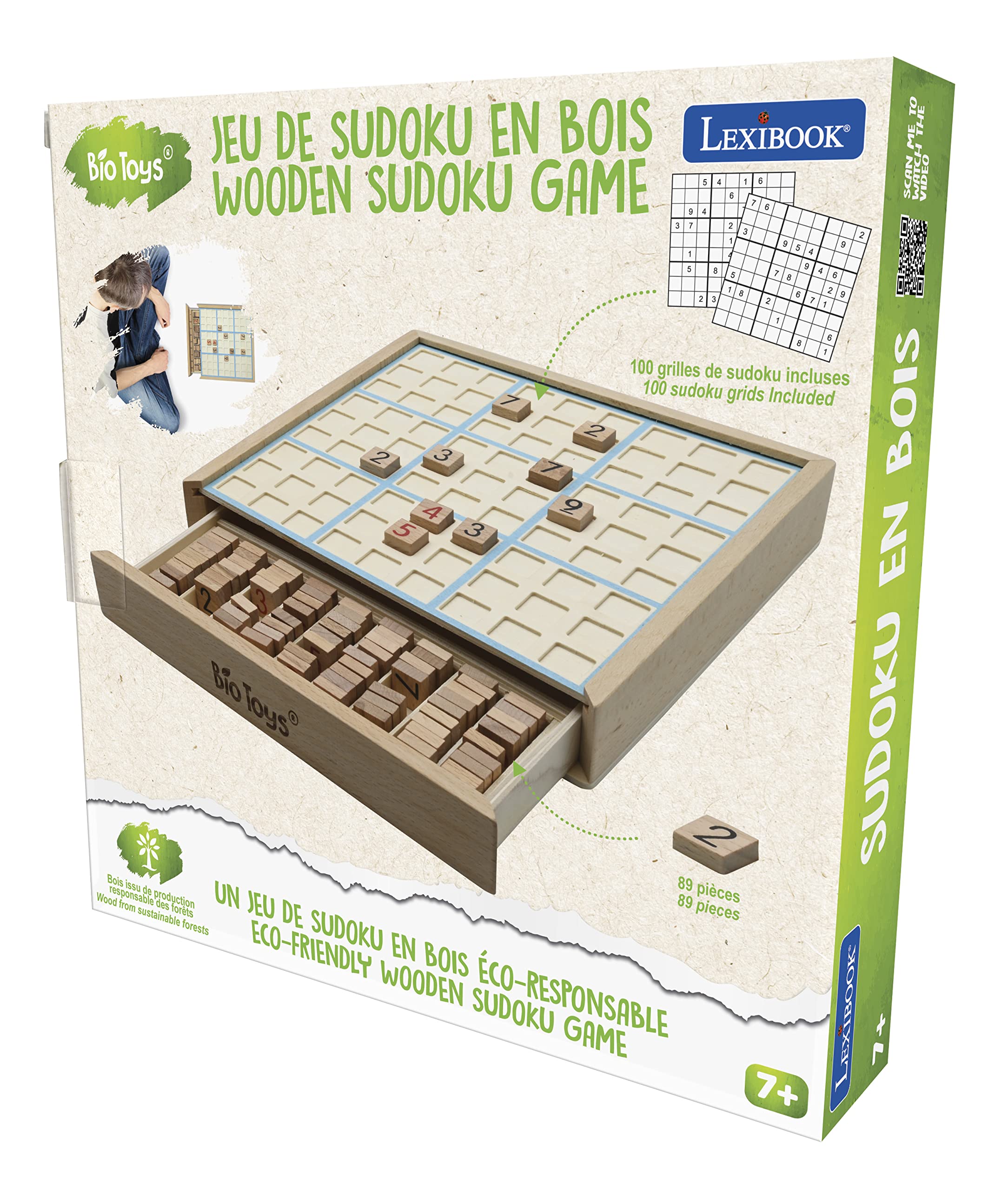 Wooden Sudoku Puzzle Game Set