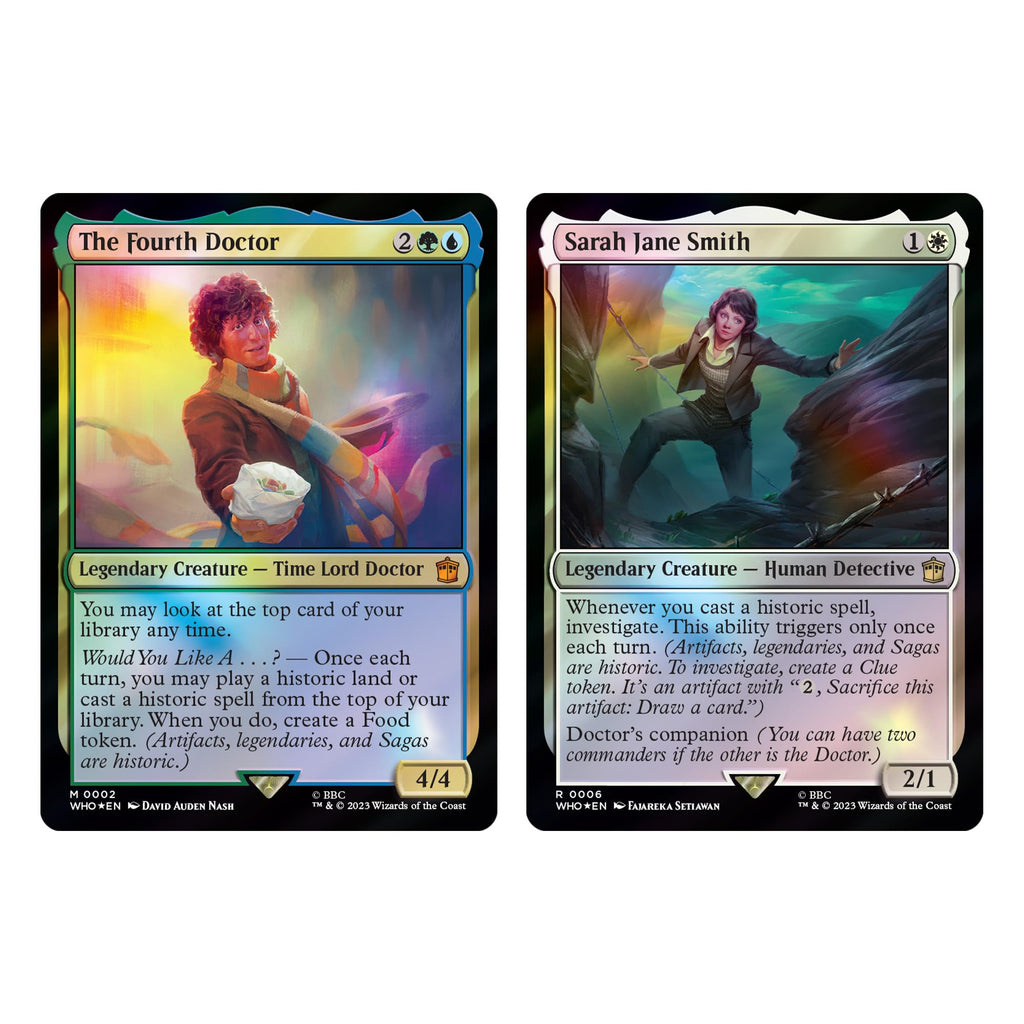 Sci-Fi Commander Card Deck Set - 100 Cards