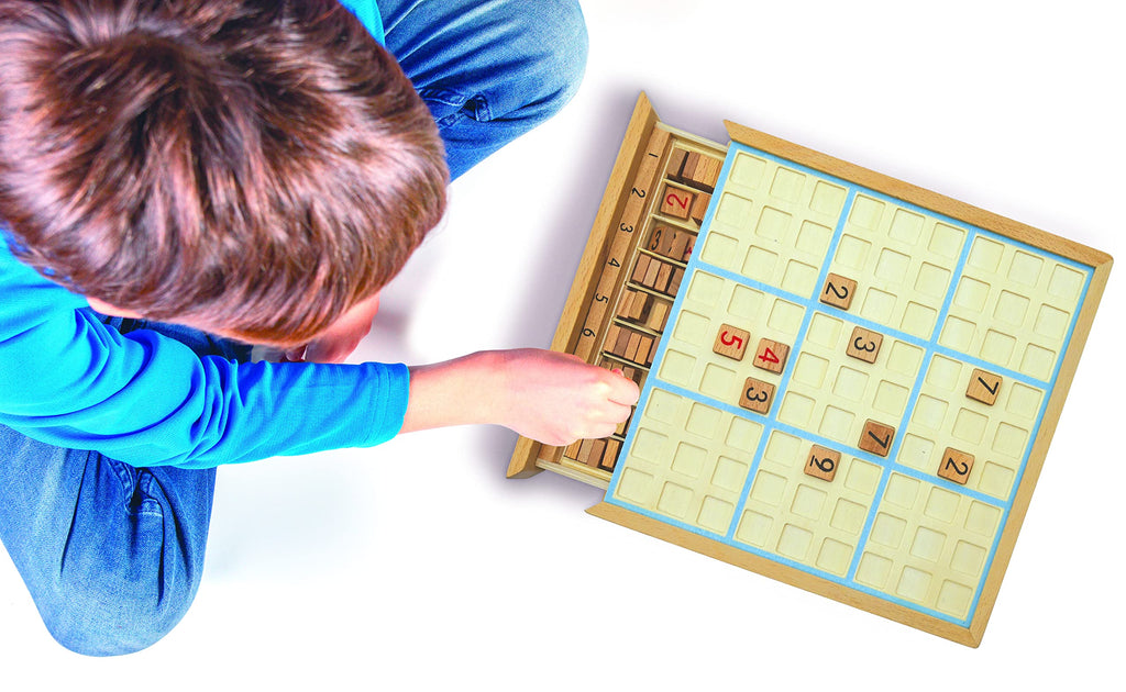 Wooden Sudoku Puzzle Game Set