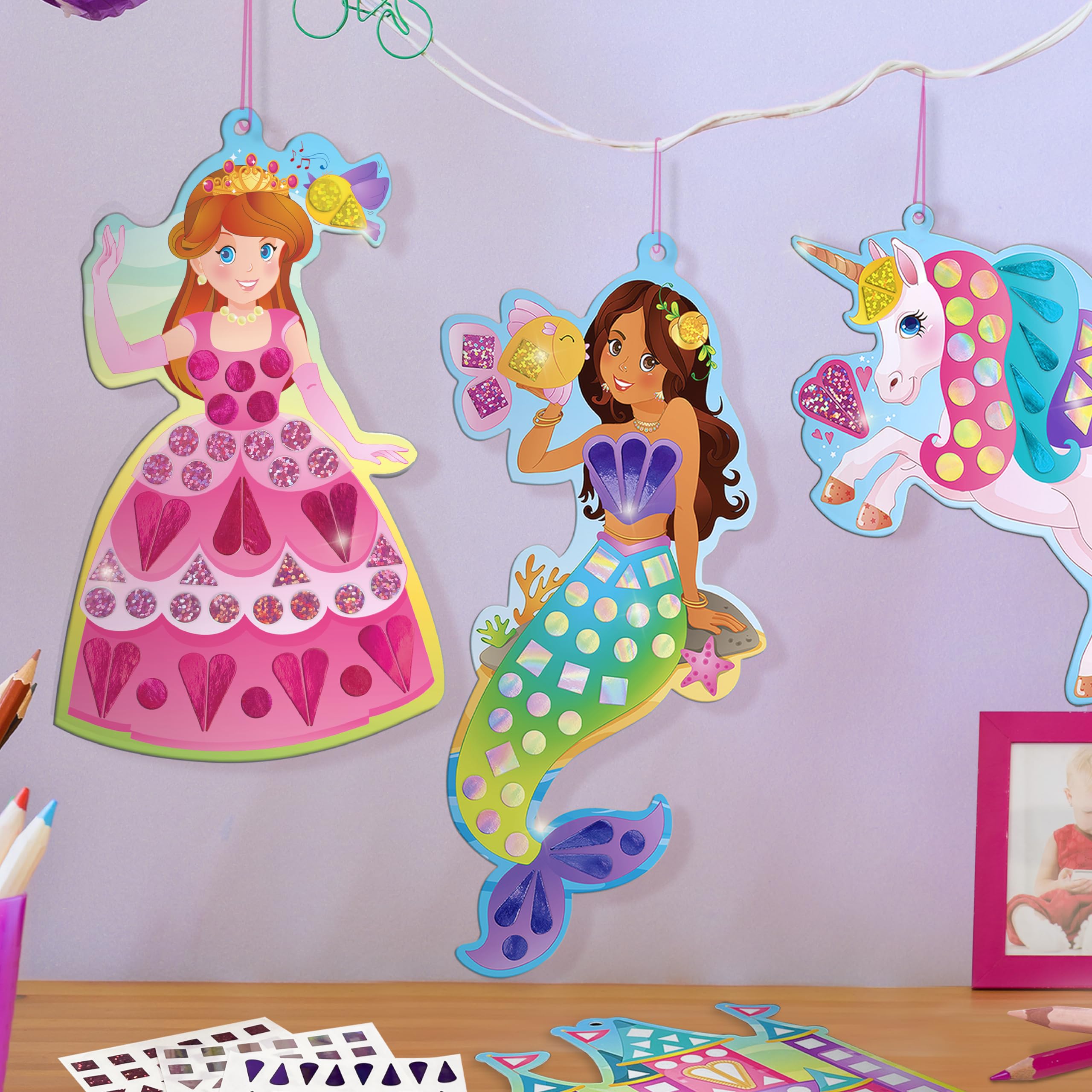 Princess Window Art & Mosaic Craft Kit
