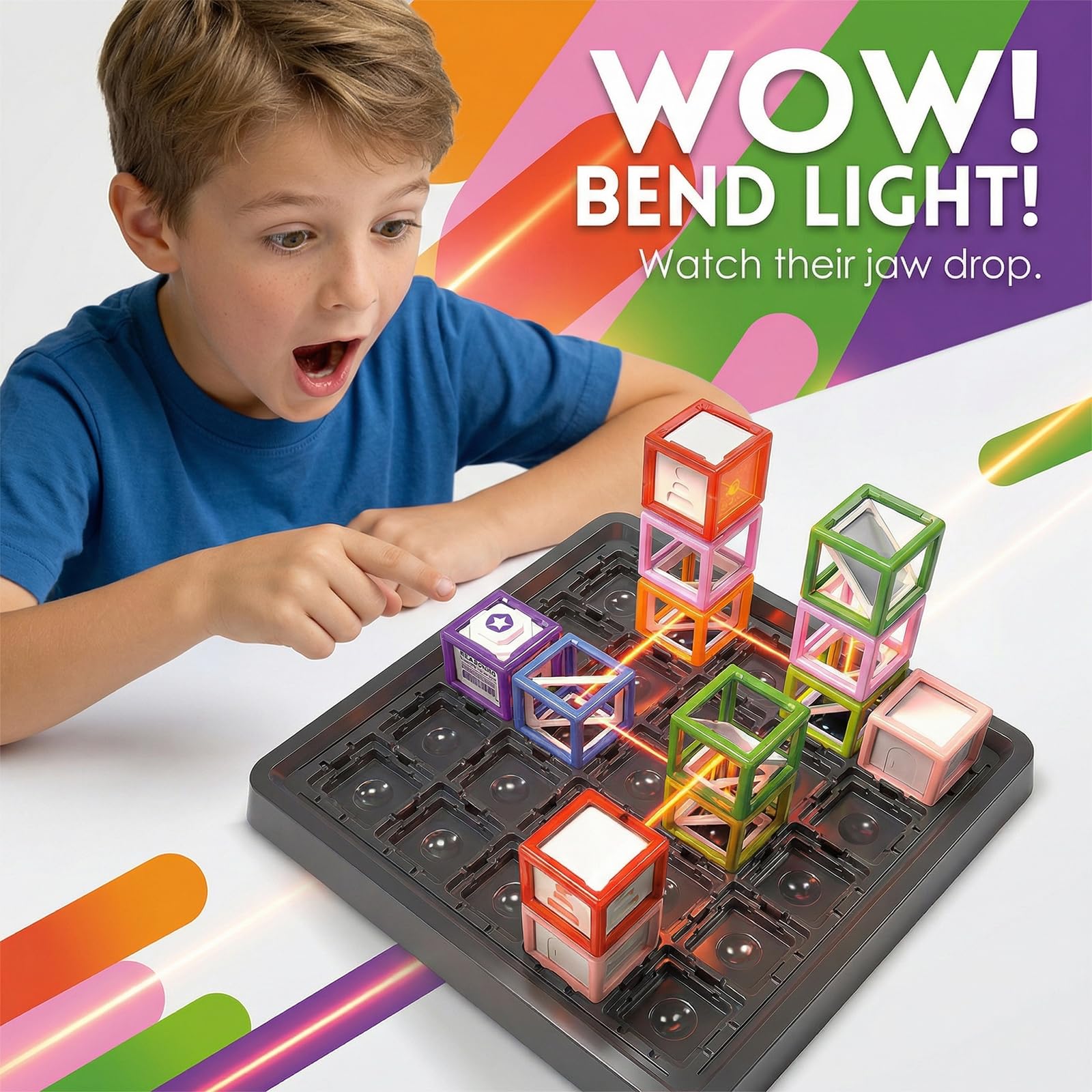 Laser Maze Logic Puzzle Game - 37 Pieces