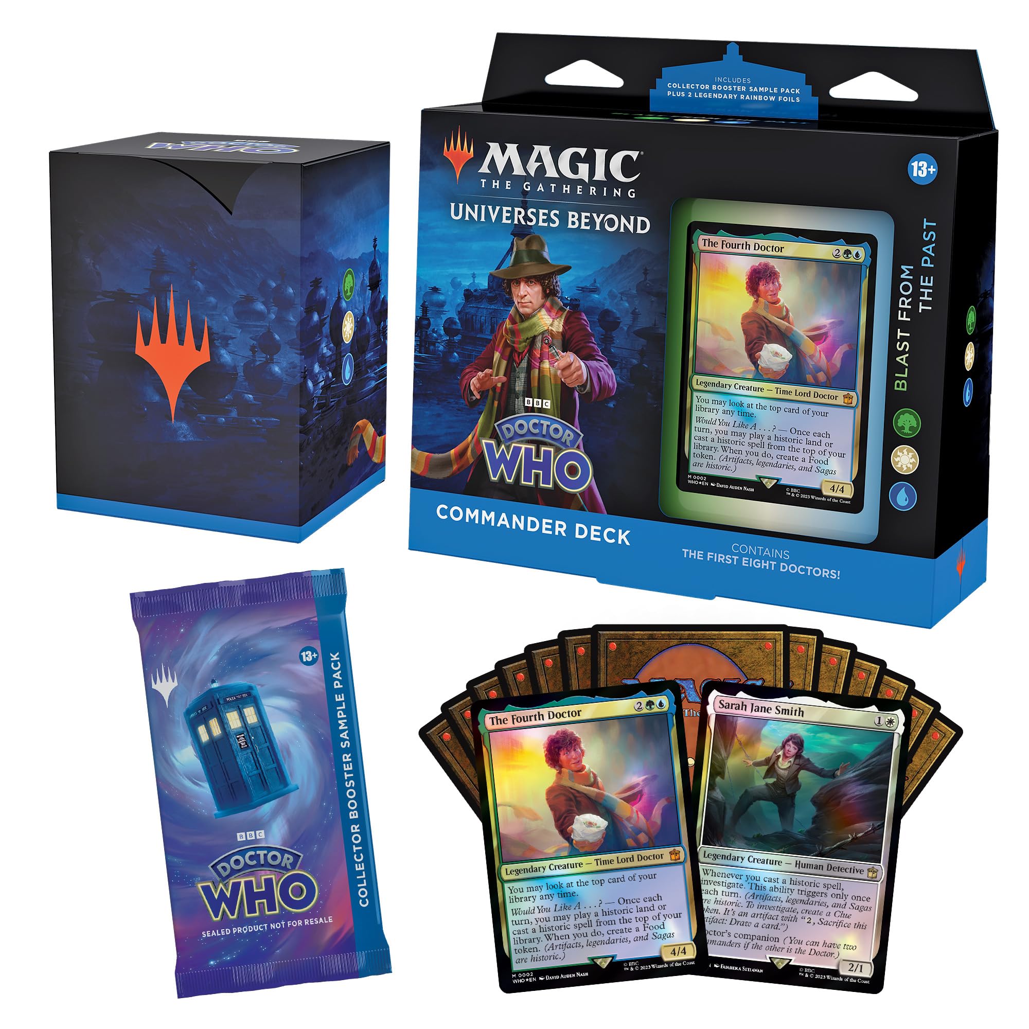 Sci-Fi Commander Card Deck Set - 100 Cards