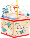 XL Wooden Activity Cube with 7 Learning Activities