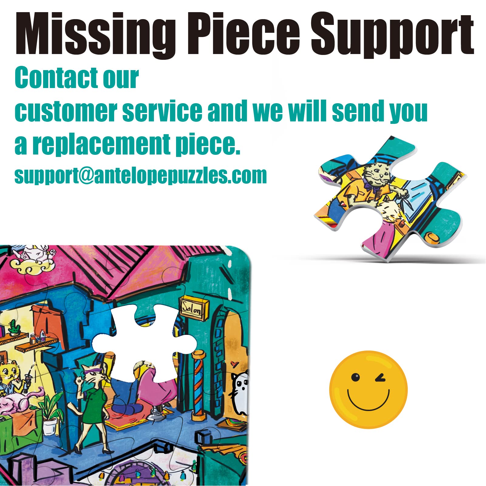 1000-Piece Roller Coaster Theme Park Puzzle