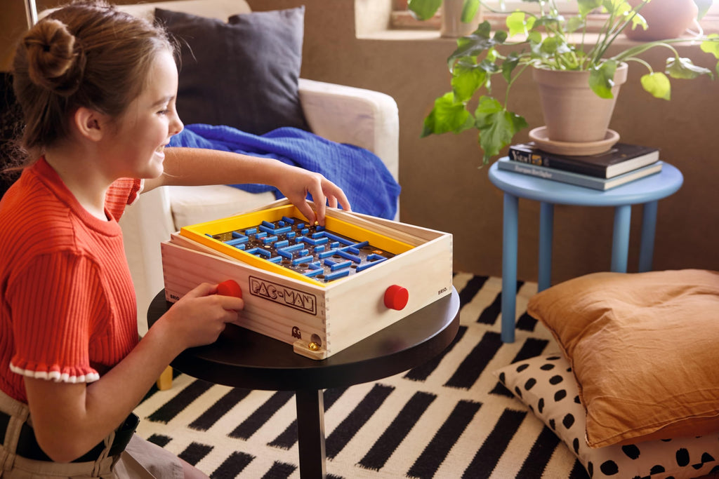 Wooden PAC-Man Labyrinth Game for Kids