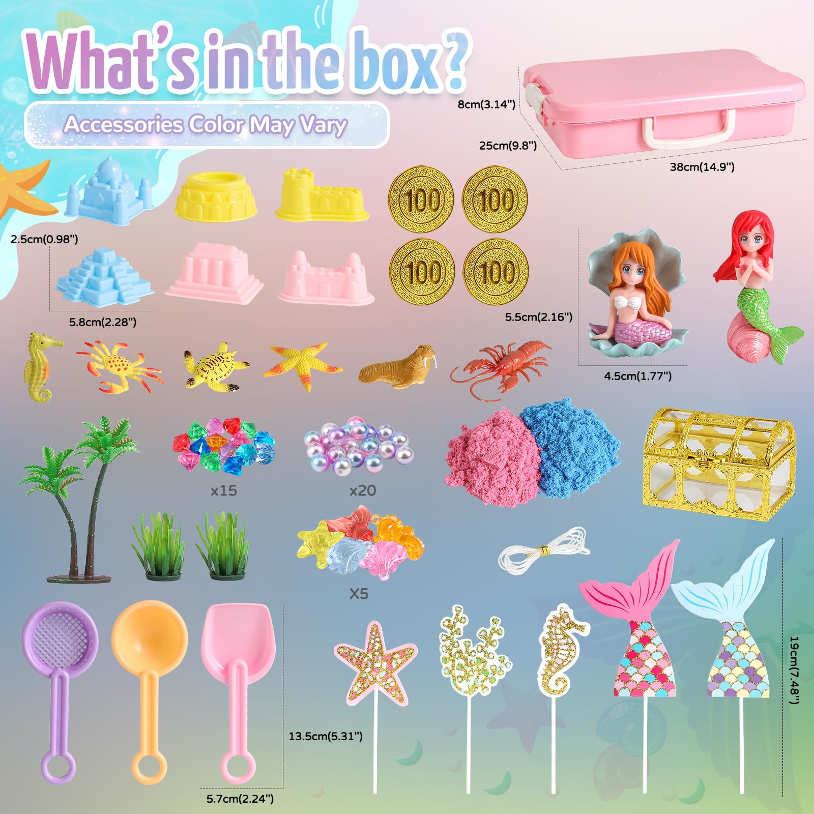Mermaid Sensory Sand Play Kit