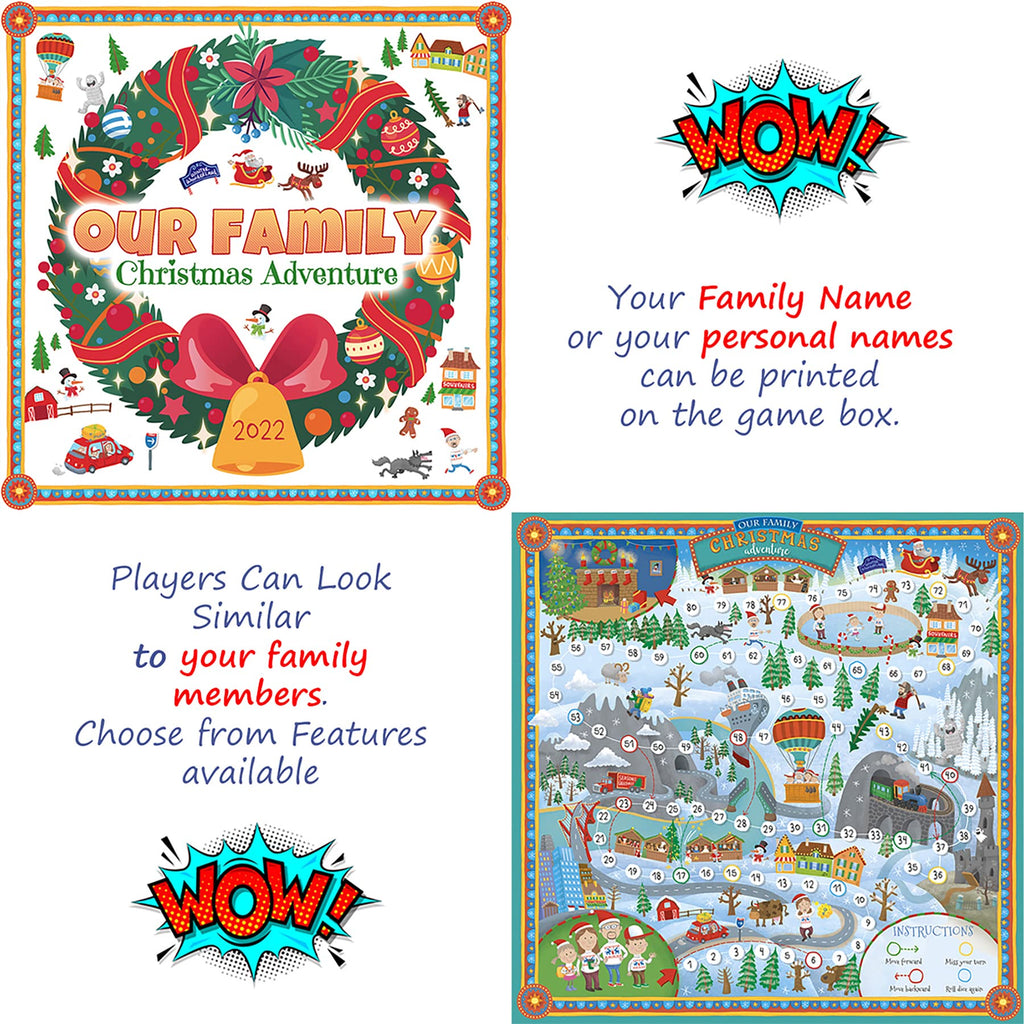 Personalized Family Board Game Set