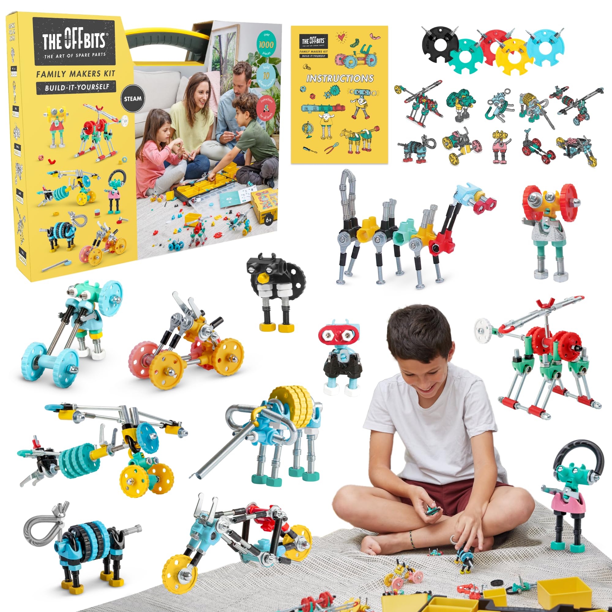 3-in-1 STEM Robot Building Kit