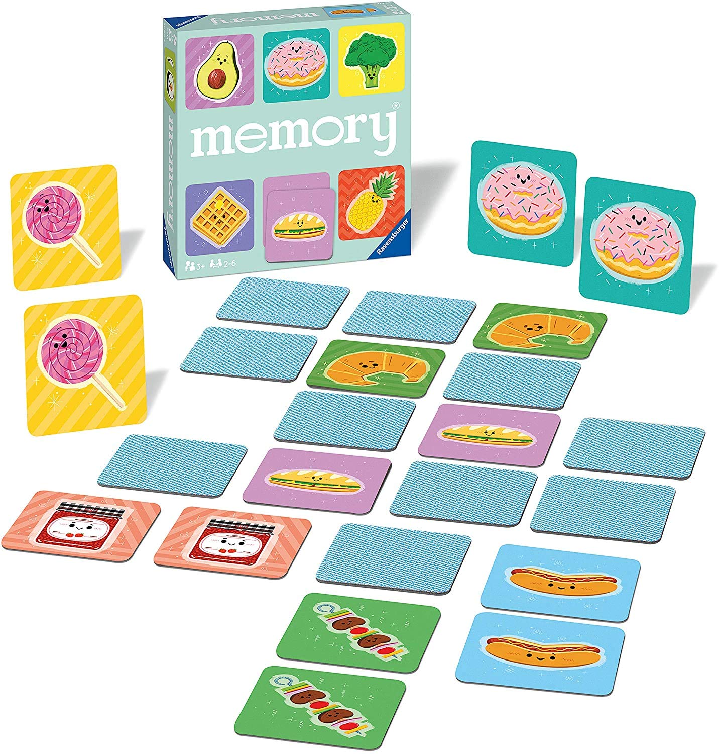 Funny Food Memory Matching Game for Kids