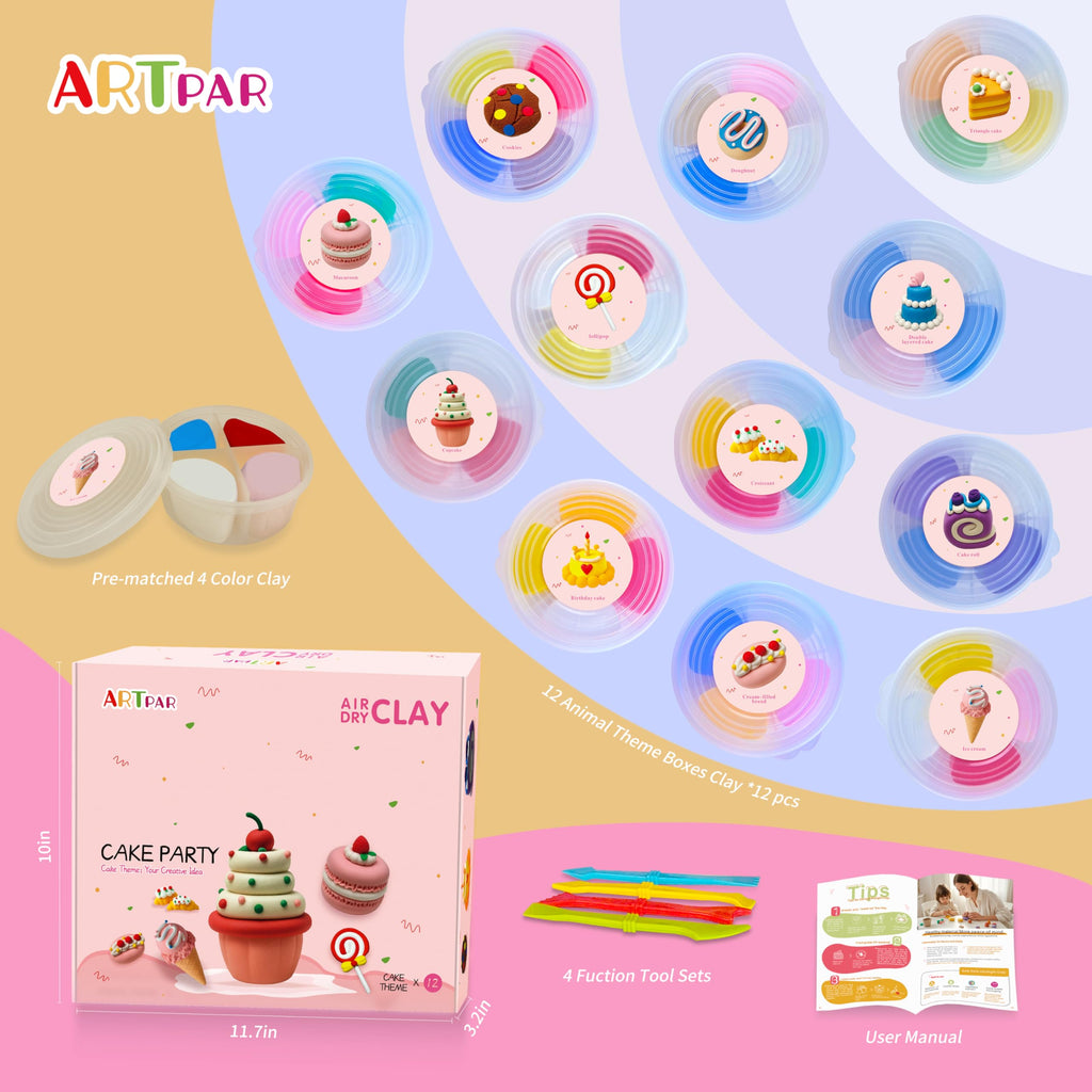 102-Color Air Dry Clay & Sculpting Kit