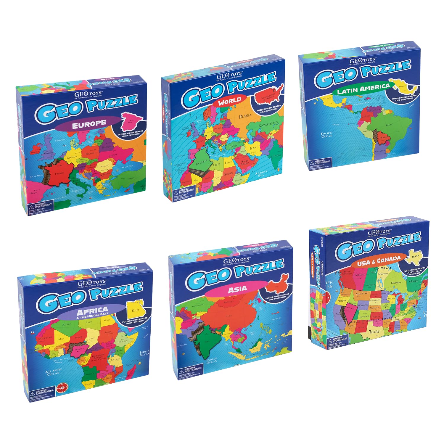 Geography Jumbo Jigsaw Puzzle for Kids