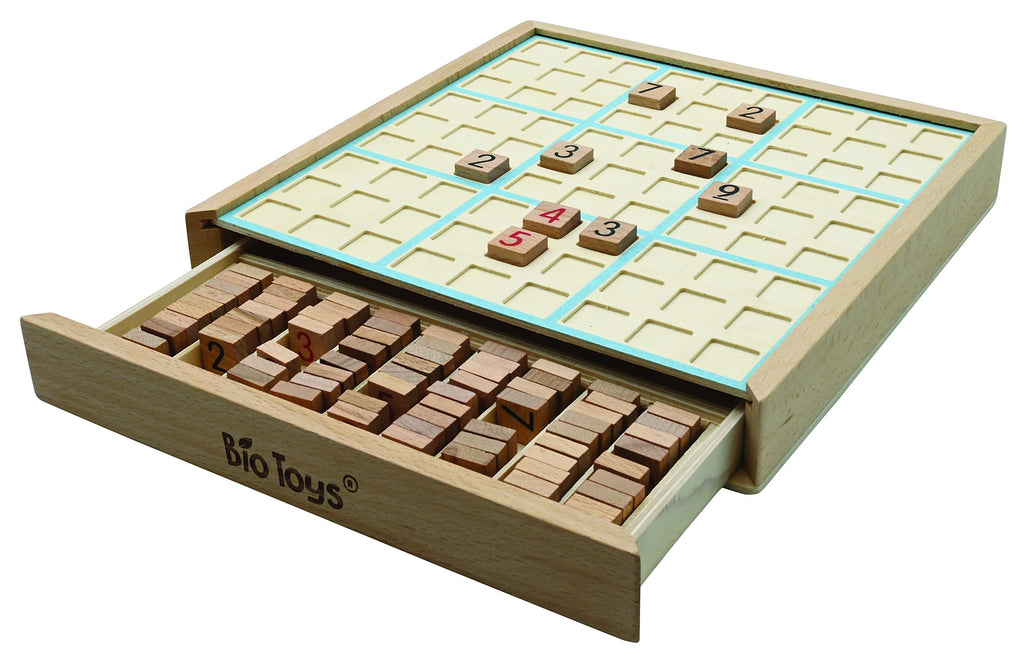 Wooden Sudoku Puzzle Game Set