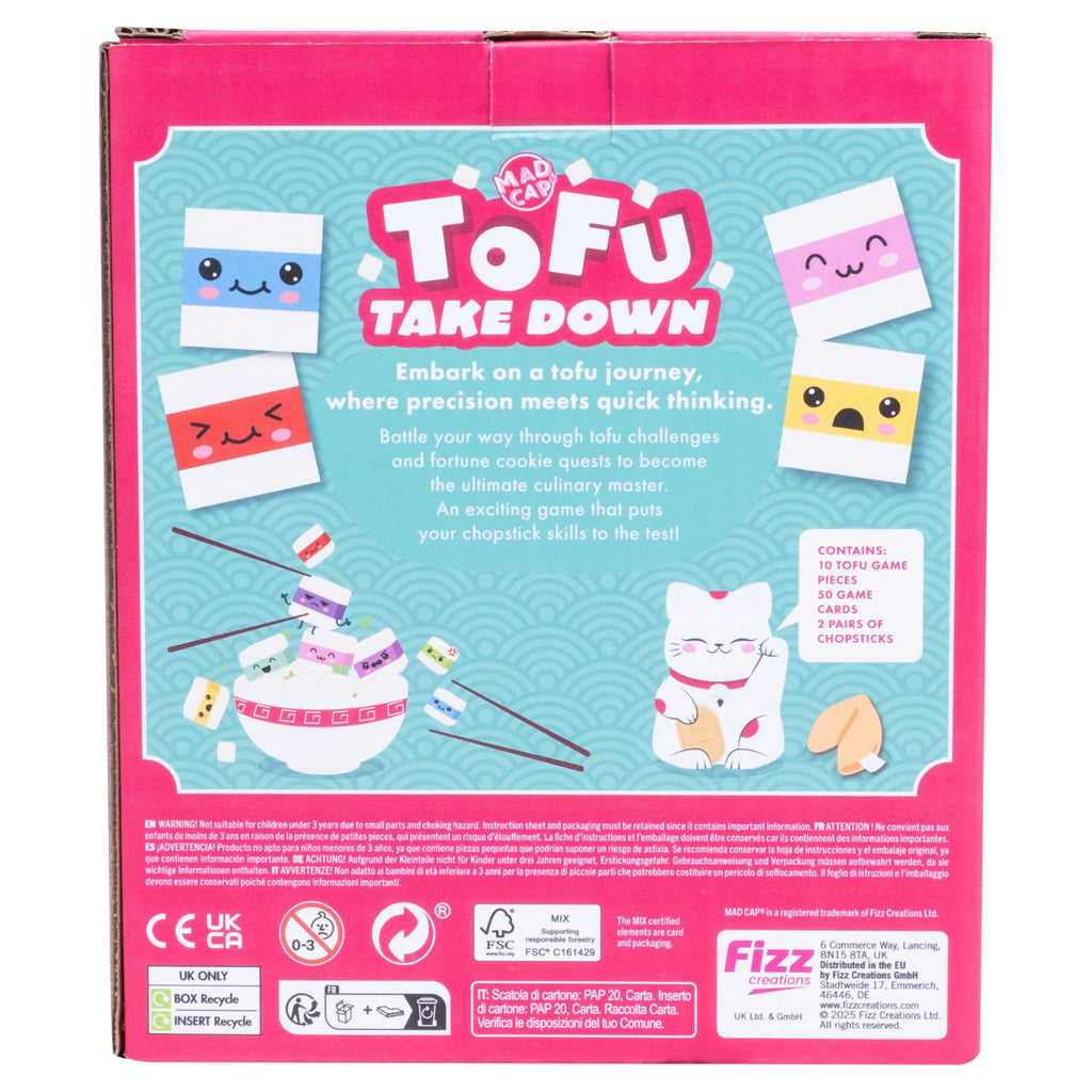 Tofu Chopstick Challenge Party Game Set