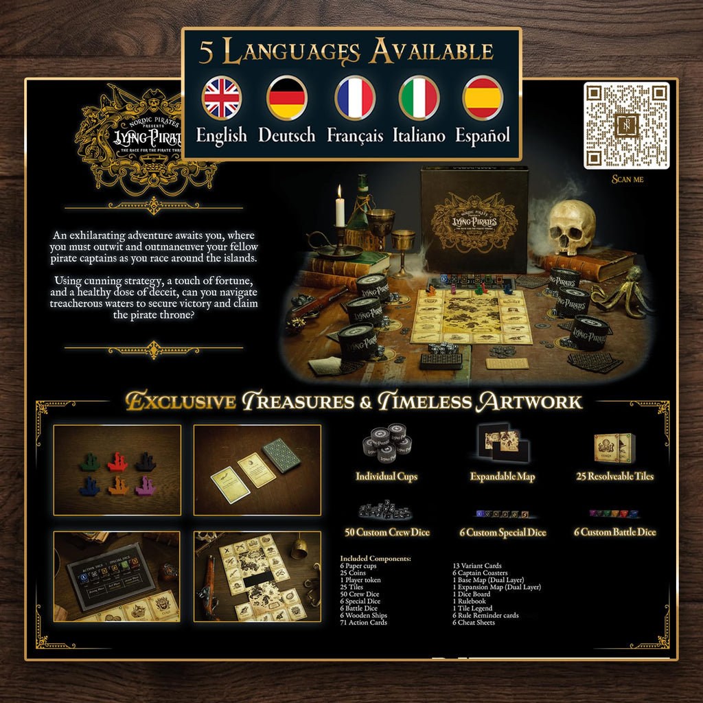 Lying Pirates Board Game