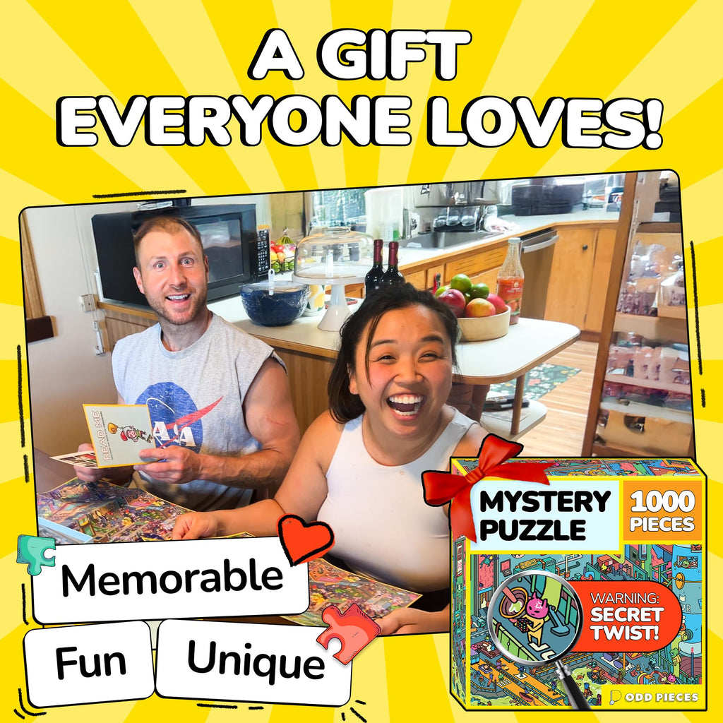 1000-Piece Mystery Comic Jigsaw Puzzle