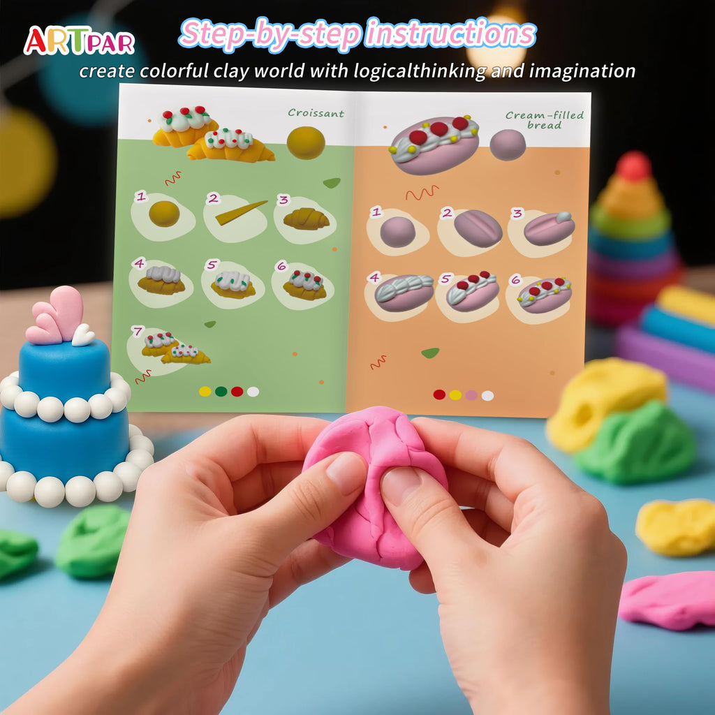 102-Color Air Dry Clay & Sculpting Kit
