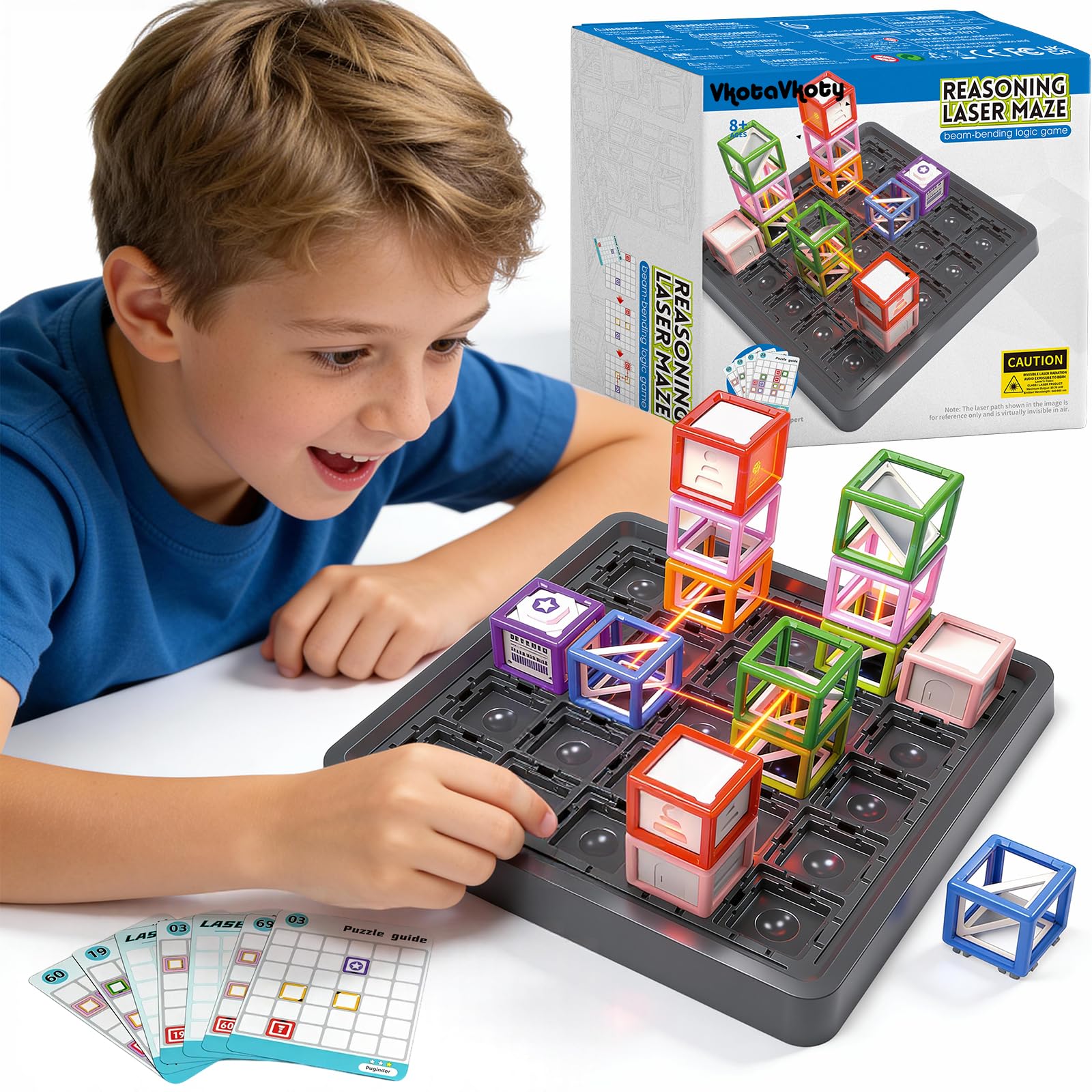 Laser Maze Logic Puzzle Game - 37 Pieces