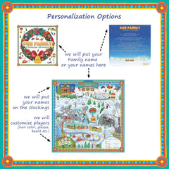 Personalized Family Board Game Set