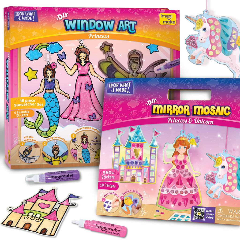 Princess Window Art & Mosaic Craft Kit