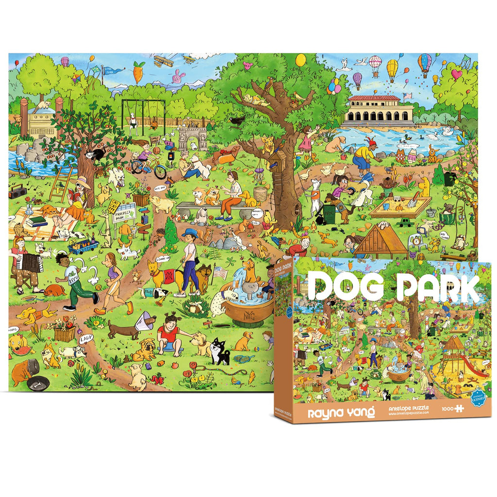 1000-Piece Roller Coaster Theme Park Puzzle