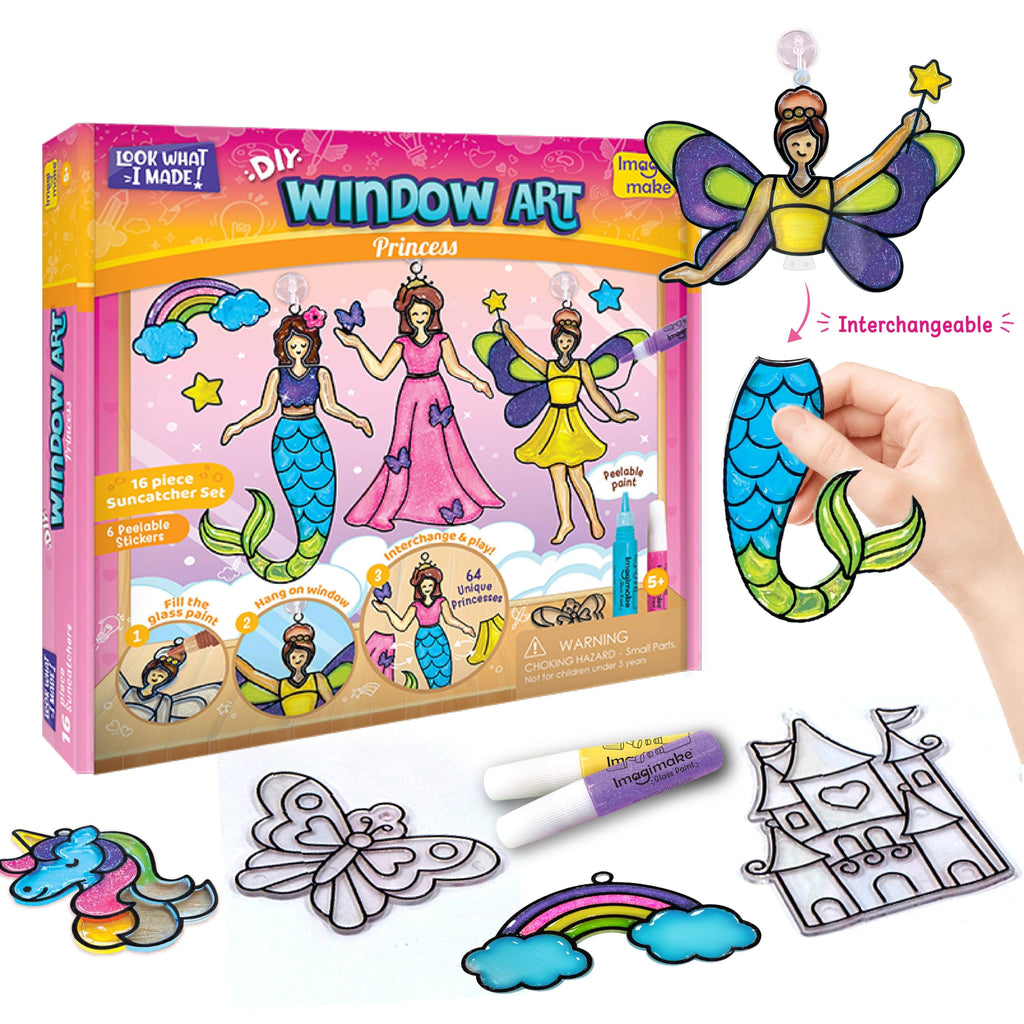 Princess Window Art & Mosaic Craft Kit