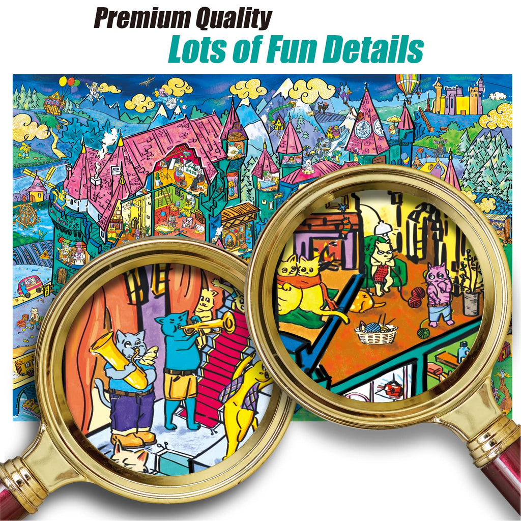 1000-Piece Roller Coaster Theme Park Puzzle