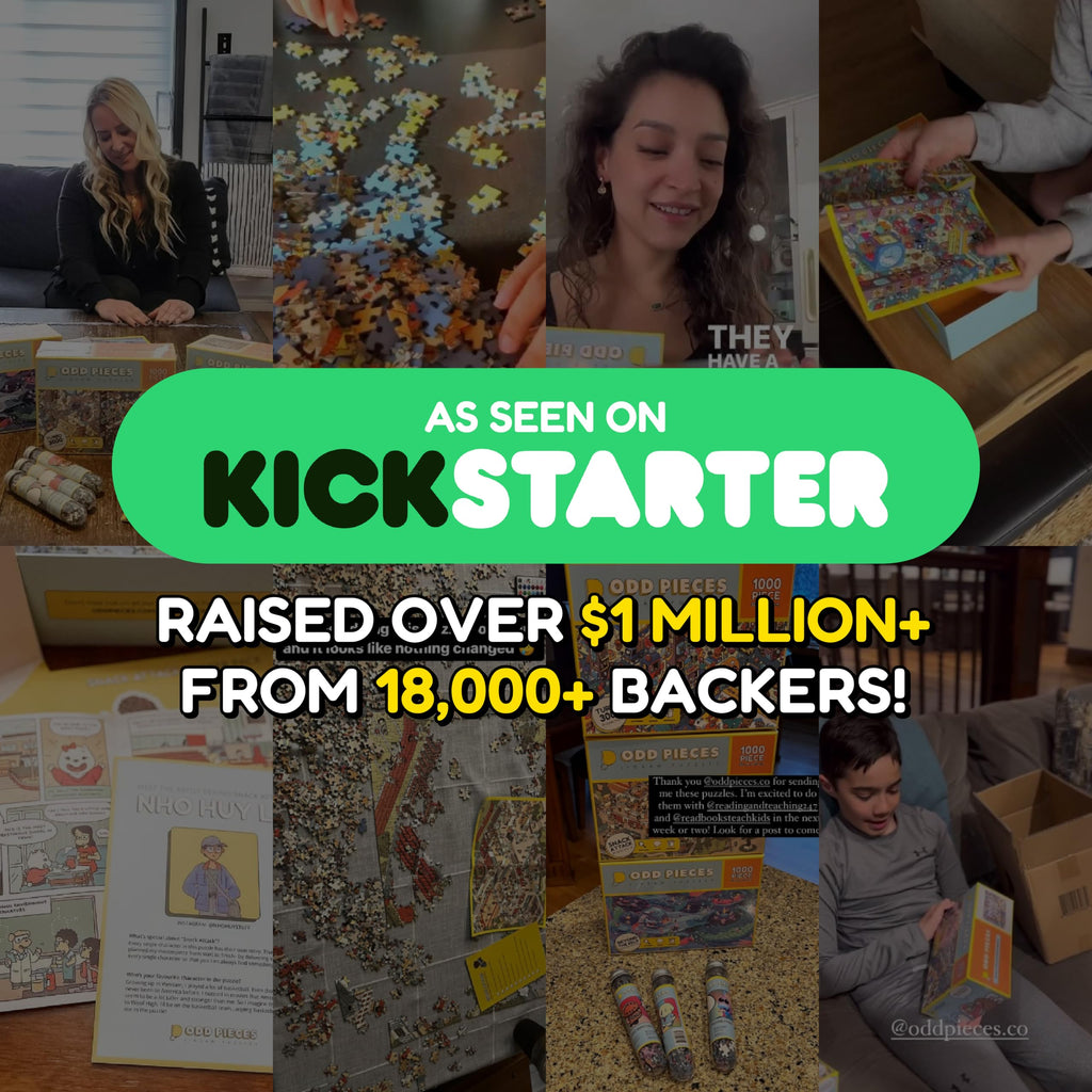 1000-Piece Mystery Comic Jigsaw Puzzle